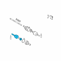 OEM 2009 Nissan Cube Joint Assy-Outer Diagram - 39211-ED100