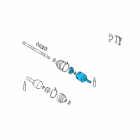 OEM Nissan Cube Joint Assembly Outer Diagram - 39711-ED105