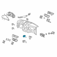 OEM 2015 Honda Pilot Switch Assembly, Hazard (Graphite Black) Diagram - 35510-SZA-A01ZA