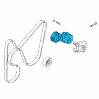 OEM 2019 Hyundai Elantra Tensioner Assembly Diagram - 25281-03821