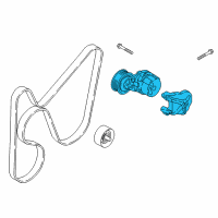 OEM 2018 Hyundai Elantra Tensioner Assembly Diagram - 25280-03820