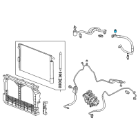OEM 1988 Cadillac DeVille Cooler Kit, Trans Oil Auxiliary Diagram - 12364240