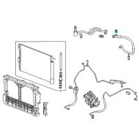 OEM 2018 Chevrolet Volt Cooler Kit, Trans Oil Auxiliary Diagram - 12364240