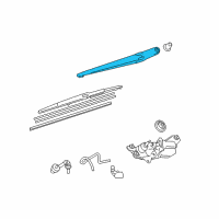 OEM 2015 Toyota Sienna Rear Arm Diagram - 85241-08020