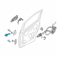 OEM Nissan NV200 Link-Door Stopper Diagram - 80430-JX00A