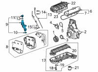 OEM Chevrolet Corvette Filler Tube Diagram - 12702638