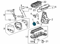 OEM Chevrolet Corvette Vibration Damper Diagram - 12688494