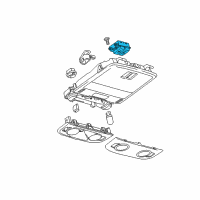 OEM 2016 Chevrolet SS Sunroof Switch Diagram - 92279356