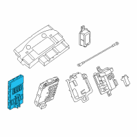 OEM 2014 BMW 320i Control Unit, Front Electron Diagram - 61-35-9-315-677
