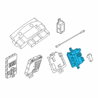 OEM BMW 335i Integrated Supply Module Diagram - 12-63-8-645-514