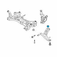 OEM 2022 Hyundai Venue Bush-FR LWR Arm(G) Diagram - 54584-K2000