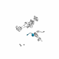 OEM 2010 Pontiac G3 Solenoid Asm, Ignition Lock Cyl Control Diagram - 96240513