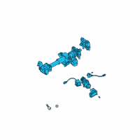 OEM 2010 Pontiac G3 Column Asm, Steering Diagram - 96808466
