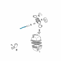 OEM 2005 Toyota Highlander Vent Tube Diagram - 12261-20060