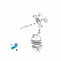 OEM 2004 Toyota Highlander Inlet Tube Diagram - 17750-20090