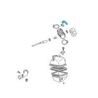 OEM Toyota Vent Hose Diagram - 12261-20091