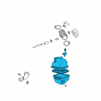 OEM Toyota Highlander Air Cleaner Assembly Diagram - 17700-20071