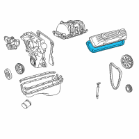 OEM 2000 Dodge Ram 1500 Gasket-Valve Cover Diagram - 53006699