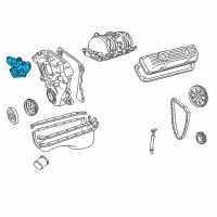 OEM 1992 Dodge D350 Oil Pump Diagram - DS02806270