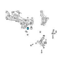 OEM 2020 Kia Sedona BUSHING-CROSSMEMBER Diagram - 62485A9100