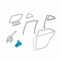 OEM Lexus HS250h Motor Assy, Power Window Regulator Diagram - 85720-30431