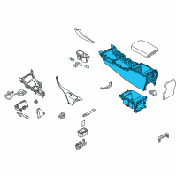 OEM Infiniti Q50 Body-Console Diagram - 96911-6HL5A