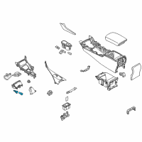 OEM 2021 Infiniti Q60 Cigarette Lighter Complete Diagram - 25331-3RA0B