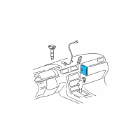 OEM 2003 Toyota Solara ECM Diagram - 89661-0X093