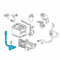 OEM Chevrolet Bolt EV Bracket Diagram - 42758549