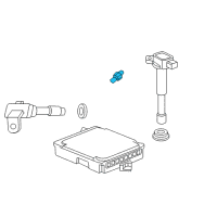 OEM Honda CR-V Sensor, Knock Diagram - 30530-PPL-A01