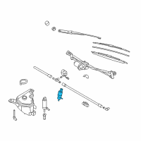 OEM BMW 535d Washer Pump Diagram - 67-12-6-934-160