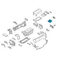 OEM 2012 Hyundai Equus SWTICH Assembly-Rear Console Diagram - 93316-3N700-VM5