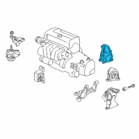 OEM Bracket, Rear Engine Mounting Diagram - 50827-S7C-980