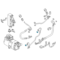 OEM 2018 BMW 330e A/C System Seal Kit Diagram - 64539287019