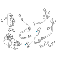 OEM 2022 BMW 740i xDrive A/C System Seal Kit Diagram - 64539287019