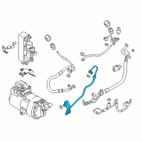 OEM 2018 BMW 330e Pressure Hose, Compressor-Condenser Diagram - 64-53-9-368-332