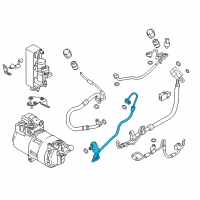 OEM BMW 330e Pressure Hose, Compressor-Condenser Diagram - 64-53-9-368-332