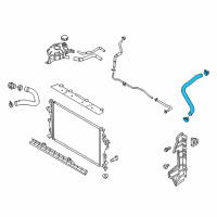 OEM 2018 Kia Niro Hose Assembly-Radiator, Upper Diagram - 25414G2300