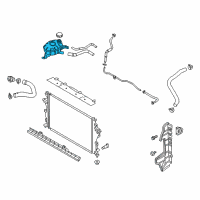 OEM Kia Reservoir Tank Assembly Diagram - 25430G2000