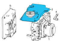 OEM 2021 Jeep Grand Cherokee L BRAKE MASTER CYLINDER Diagram - 68544628AA