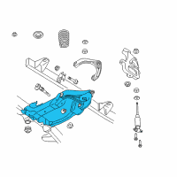 OEM 2011 Ram 1500 Lower Control Front Include Bushings Arm Diagram - 68037500AC