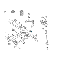 OEM 2009 Dodge Ram 1500 Ball Joint Diagram - 68048609AA