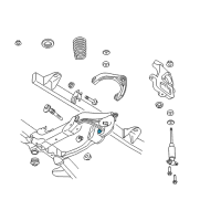 OEM Dodge BUSHING-Control Arm Diagram - 4670452AA