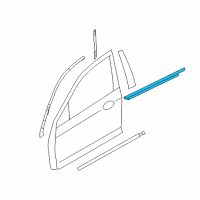 OEM Ford Fusion Belt Weatherstrip Diagram - 6E5Z-5421453-A