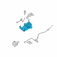 OEM 2006 Ford Freestyle Shift Housing Diagram - 6F9Z-7210-A