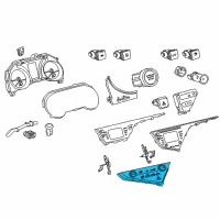 OEM 2019 Toyota Camry Dash Control Unit Diagram - 55900-33L50