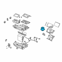 OEM 2012 Chevrolet Impala Blower Motor Diagram - 22792042