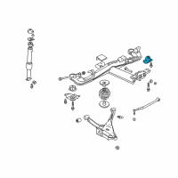 OEM Buick Lucerne Suspension Crossmember Insulator Diagram - 10397249