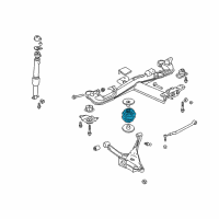 OEM 2001 Pontiac Bonneville Rear Spring Diagram - 25655481