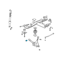 OEM 2000 Buick Park Avenue Bushing, Rear Suspension Control Arm Diagram - 25557622